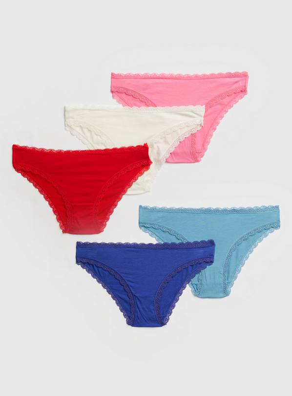 Bright Brazilian Knickers 5 Pack With TENCEL&trade; Modal 16